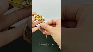 Creating Unique Keychains from Brass Wire unique keychain brasswire handmade diy craft [upl. by Crandell]