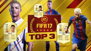 FIFA 17  TOP 3 MEJORES JUGADORES EN DIRECTO [upl. by Hunt]