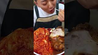 Pork with kimchi kimchi mukbang eatshow food [upl. by Nedi807]