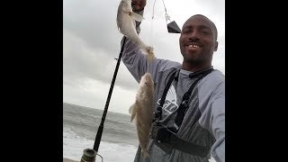 Surf Fishing at Edisto Beach South Carolina [upl. by Alisan]