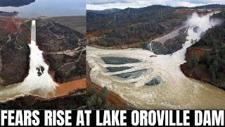 Fear Rise as Lake Oroville Reaches Full Capacity  Can Oroville Dam Hold All That Water [upl. by Drarej971]