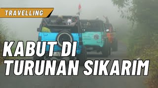 Menuruni Jalur Tanjakan Sikarim Naik Jip [upl. by Fotinas236]