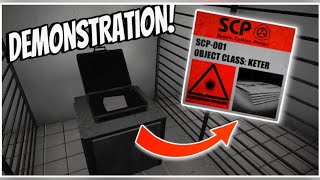 SCP 001 Demonstration quotSheaf of Papersquot  SCP Project Resurrection [upl. by Sarchet633]