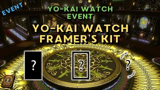 Yokai Watch Framers Kit Showcase  FFXIV Yokai Watch Event [upl. by Gerda]