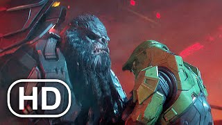 Halo Infinite Master Chief Vs Atriox Fight Scene 4K ULTRA HD [upl. by Nelrah78]