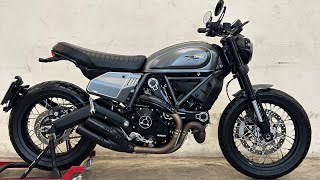 Ducati Scrambler Nightshift 800 2022 Exhaust sound original [upl. by Nathalie]