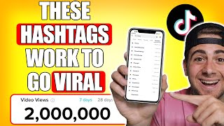 The BEST Hashtags To Use on TikTok to GO VIRAL FAST in 2024 new update [upl. by Orravan]