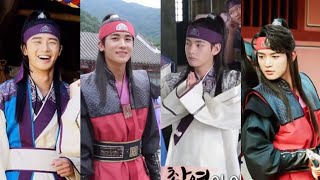 Hwarang cute Guys😆behind the scene Park Hyungsik Park Seojoon Kim Taehyung Choi Minho 박형식 박서준 김태형 [upl. by Noira165]