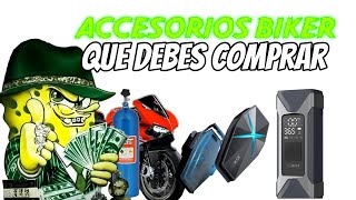 Accesorios para BIKERS que VALE LA PENA comprar🏍 [upl. by Sinclair670]