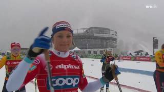 Lagsprint kvinner fri teknikk  Planica december 2019 [upl. by Allesiram705]