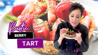 Rustic Fruit Tart  Fresh and ready in less than 10 minutes [upl. by Sibley]