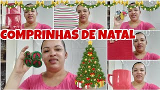 COMPRAS PARA MESA POSTA ITENS DE NATAL E MUITA COISA LINDA [upl. by Inotna504]