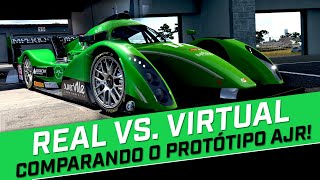 REAL VS VIRTUAL O protótipo mais rápido do Brasil  AJR [upl. by Dall]