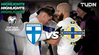 Finlandia Vs Irlanda Del Norte  HIGHLIGHTS  UEFA Qualifiers 2023  TUDN [upl. by Nnahgem922]