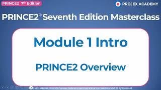 PRINCE2 7th Edition Module 1 introduction [upl. by Roswald]