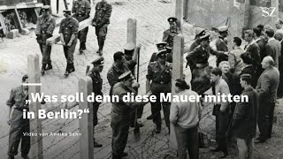 Bau der Berliner Mauer  August 1961 [upl. by Lochner]