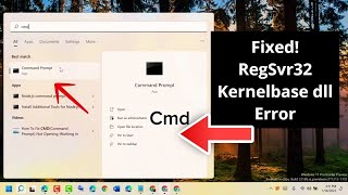 How to Fix RegSvr32 Kernelbase dll Error on Windows 10 8 11 [upl. by Waldman799]