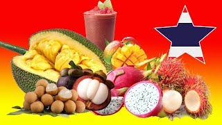 VLOG 3 LES FRUIT  SMOOTHIES EN THAÏLANDE [upl. by Yeloc987]