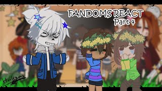 Fandoms React  Part 4  Undertale  rushed  lazy [upl. by Uv]