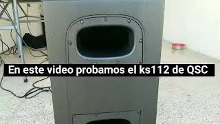 Ks112 y k122 QSC prueba [upl. by Ahsait]