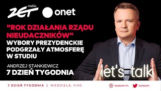 Wybory prezydenckie podgrzały atmosferę w studiu Radia ZET quotRok działania rządu nieudacznikówquot [upl. by Ahsonek848]