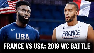 USA vs France 2019 FIBA World Cup  Basketball Highlights [upl. by Assitruc21]