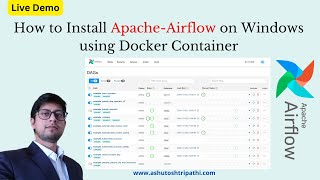 How to Install Apache Airflow on Windows using Docker Container  airflow mlops ashutoshai [upl. by Etterb752]