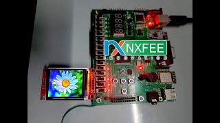 FPGA Implementation of TFT 18 inch SPI 128x160 Display ROM Interface [upl. by Lemuelah]