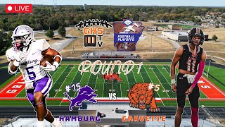 Hamburg at Gravette Varsity Football Playoffs Round 1 [upl. by Adolph]