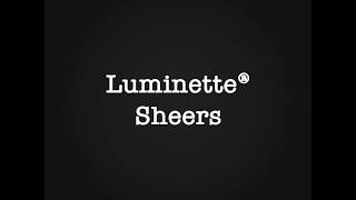 Luminette® Sheers by Hunter Douglas [upl. by Ivel]