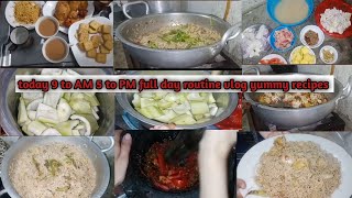 Today full day kitchen routine vlogjhangli plau yummy tasty easy unique recipe daily routes [upl. by Harland441]