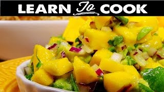 How to Make Mango Avocado Salsa [upl. by Esiuole57]