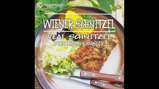 Wiener schnitzel recipe breaded veal schnitzel  Gustomondo [upl. by Burty]