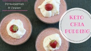 KETO CHIA PUDDING  Easy Keto Breakfast to meal prep [upl. by Ramon]