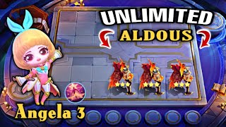 Unlimited ALDOUS x3 Trick  Angela Skill 3 Magic chess [upl. by Aneehsak]