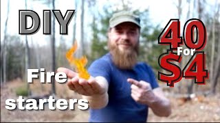 DIY fire starters Cheap and easy [upl. by Auod365]