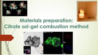 Solgel method citric acid method [upl. by Healey]