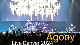 Slaughter To Prevail Agony Live 2024 [upl. by Hayouqes]