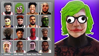 How To Get ANY FACE SCAN In NBA 2K22 NBA 2K22 Anonymous Face Scan Chucky Face Scan TAZ FACE 2K22 [upl. by Selestina]