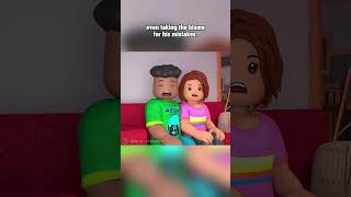 The brother treated his sister disrespectfully😢  roblox animation [upl. by Euqinahc462]