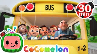 Every Wheels On The Bus Episode  CoComelon 🍉  Nursery Rhymes [upl. by Eiroc]