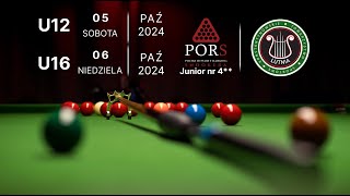 U16  Wojciech Nowacki vs Ignacy Cydejko  PORS junior 4  2024 [upl. by Seavey907]