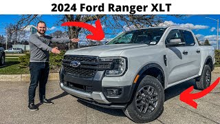 2024 Ford Ranger XLT  Is the 2024 Ford Ranger the Best Midsize Truck First Impressions [upl. by Chlori355]