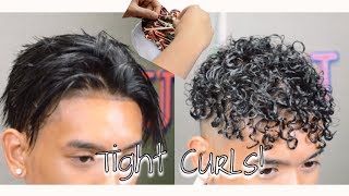 How To Get Curly Hair Tight CurlsPerm [upl. by Wohlen]