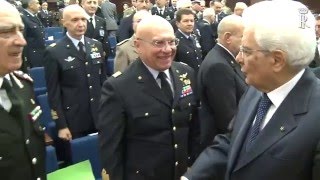 Mattarella al Comando Operativo Vertice Interforze [upl. by Fitzger25]