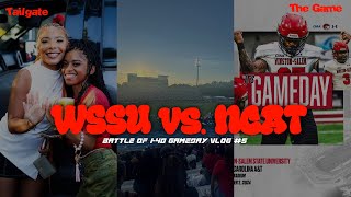 gameday vlog 5  wssu vs ncat [upl. by Arlon]