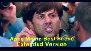 Apne Movie Best ScenesExtended Version Dharmendra Sunny Deol Bobby Deol [upl. by Rehpetsirhc]