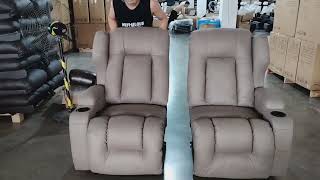 SAMERY Loveseat Recliner Installation Video [upl. by Assillim743]