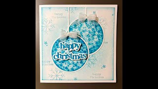 Christmas Bauble Card with Hazel Eaton [upl. by Hunfredo]