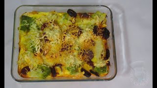 Recette clafoutis au romanesco et chorizo [upl. by Nitnilc211]